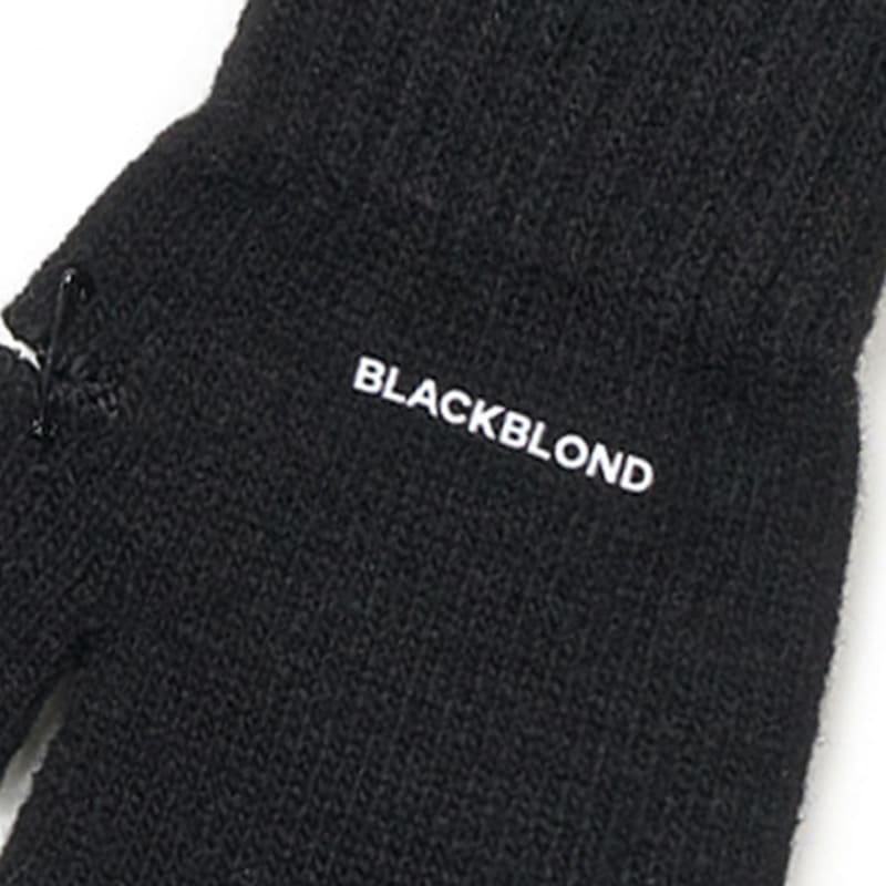 BLACKBLOND BBD Graffiti Logo Ripped Hand Warmer Gloves (Black)