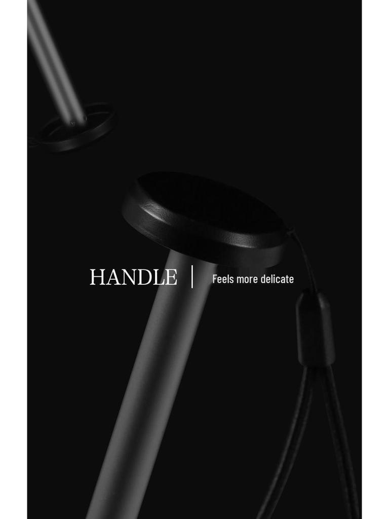 Nano Water-Repellent Ultralight Carbon Fiber Sunshade Umbrella Anti-UV with Black Glue, 110g