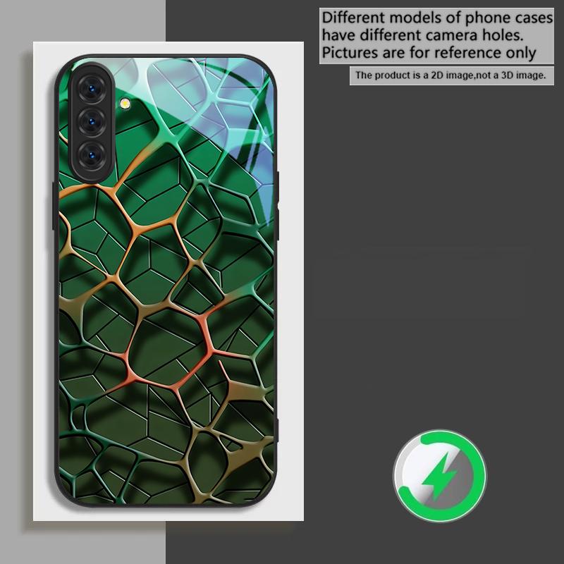 

Абстрактное геометрическое искусство Для Samsung Galaxy S26 Ultra S20 FE S21 S22+ S23 Plus S24 Ultra 25 Edge Для Magsafe Стеклянный чехол для телефона Galaxy S22 5G