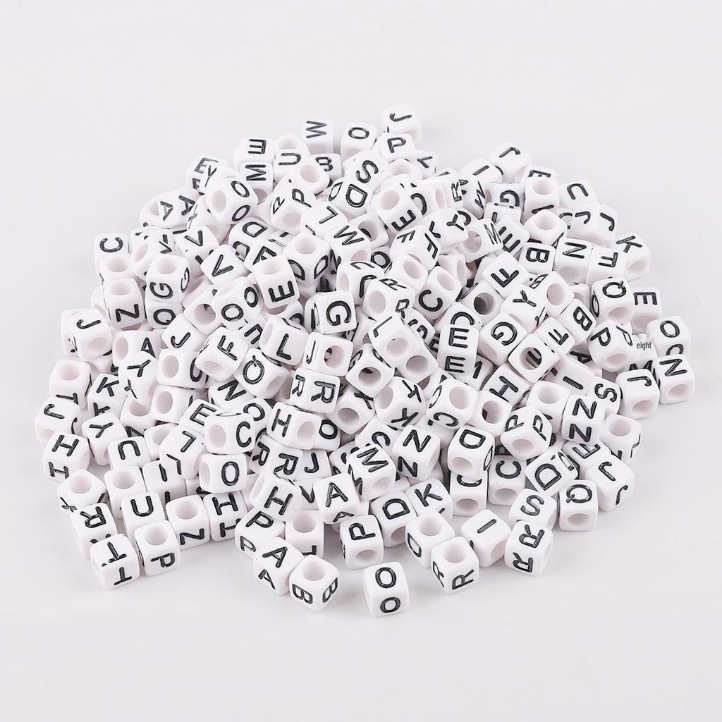 DIY Kids' Educational Alphabet & Number Beads - Acrylic Jewelry Making Kit
