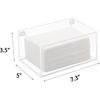 Acrylic Laundry Dryer Sheet Holder, Clear Dryer Sheets Container with Lid for Laundry Room, Clear