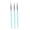 3pcs Fine Detail Nail Art Dotting Liner Brush Professional Nail Art Brush Gel Polish