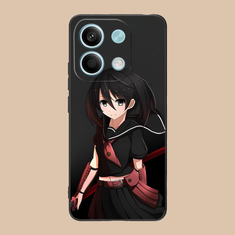 Akame Kurome Matte TPU Mobile Phone Case for Xiaomi 15 14 13 12 Mi 11 T Ultra Lite Pro S X 5G Colorful Printing Cover