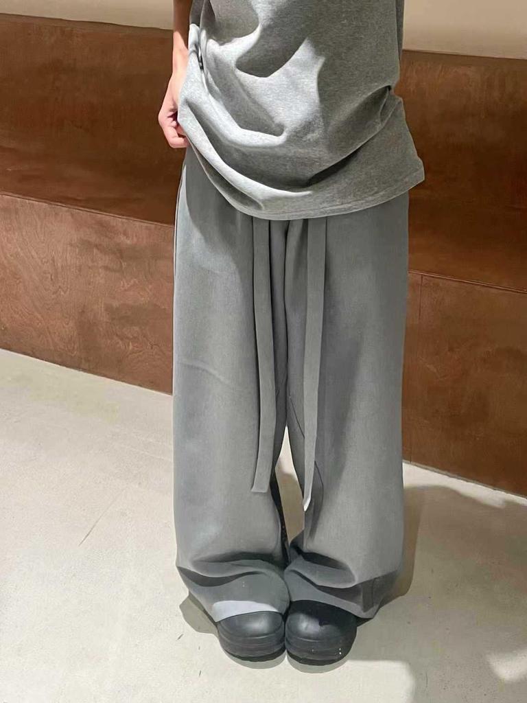 Da7 Women's High Waist Korean Style Plus Size Loose Wide Leg Harem Pants