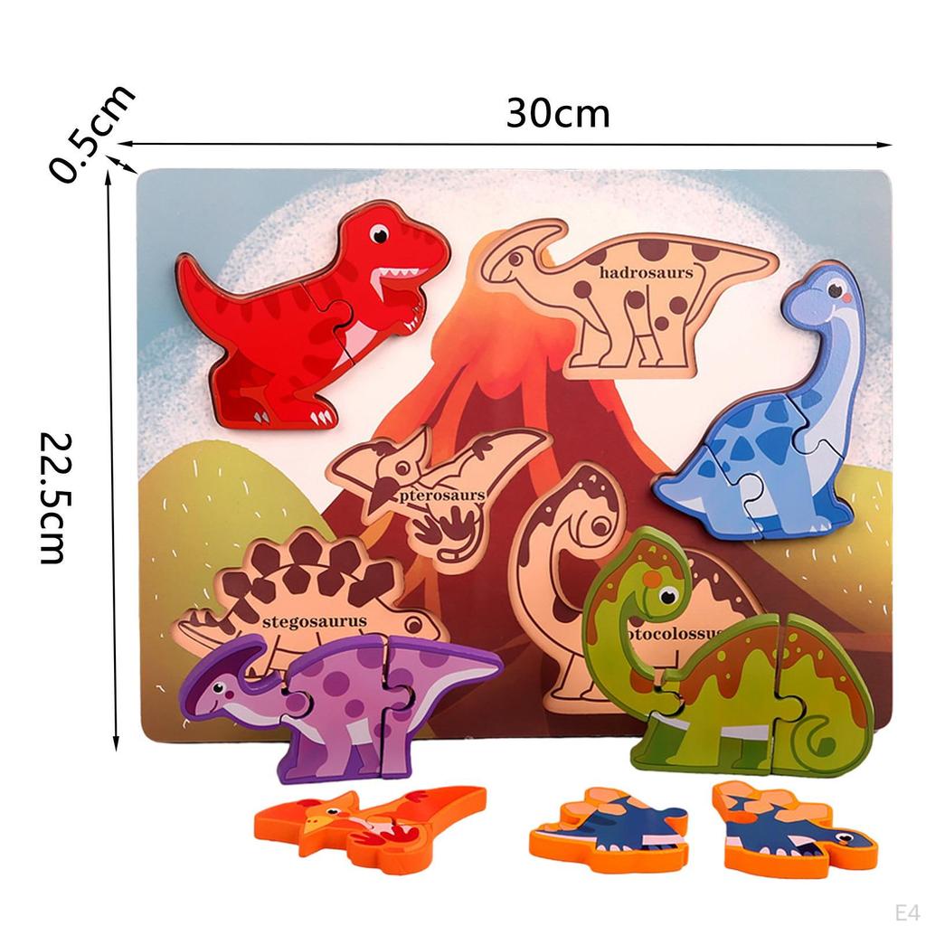 En Puzzle, Early Learning Cognitive Development, Shape Matching Educational Cartoon Animal for
