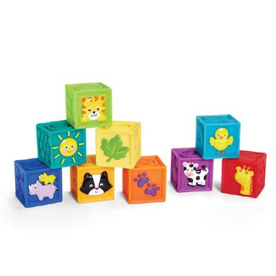 Magic Castle Squeaky Childrens Blocks 9-delat set koreanska barnleksaker