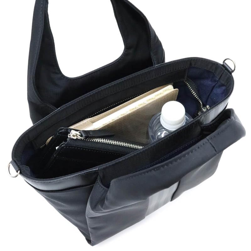 Nina Nina Ricci Black 2-Way Handbag, Buren, 31-1501, Women's,