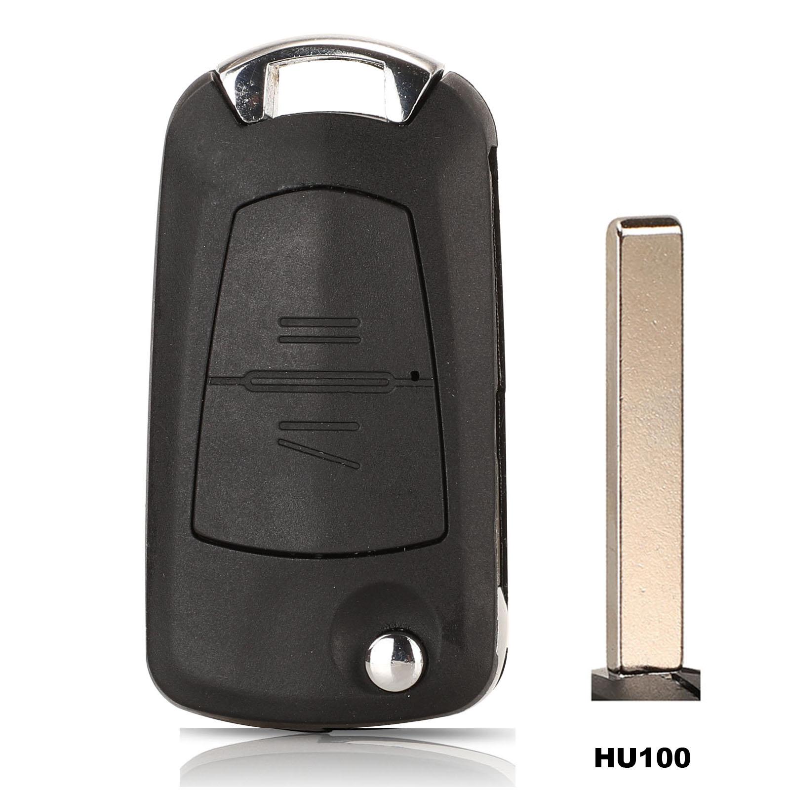 

jingyuqin 2 кнопки модифицированный автомобильный ключ стильный пульт дистанционного управления чехол брелок пустой для Opel VAUXHALL VECTRA ASTRA ZAFIRA складной Flid ua синий