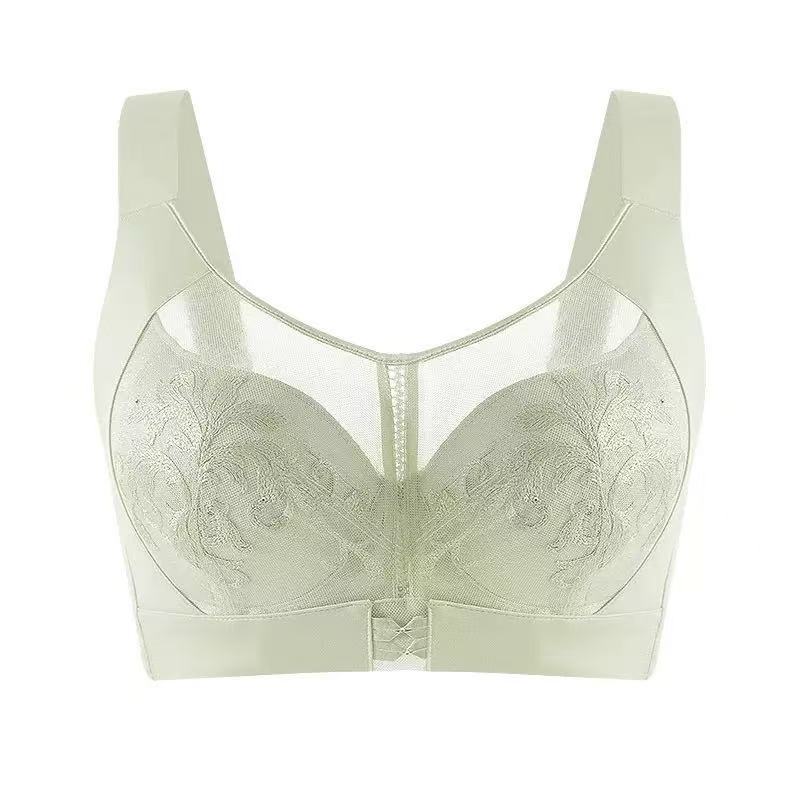 Anti-sagging Thin Breathable Underwear Adjustable Breast Control Push-up Large Size Bra