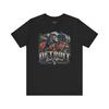 Detroit Built Different Lion and Tiger Graphic Tee | City Skyline, Motorsports Vibe