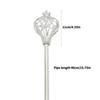 Durable Alloy Costume Scepter With Rhinestone Details For Stage Performances Pageantry Events