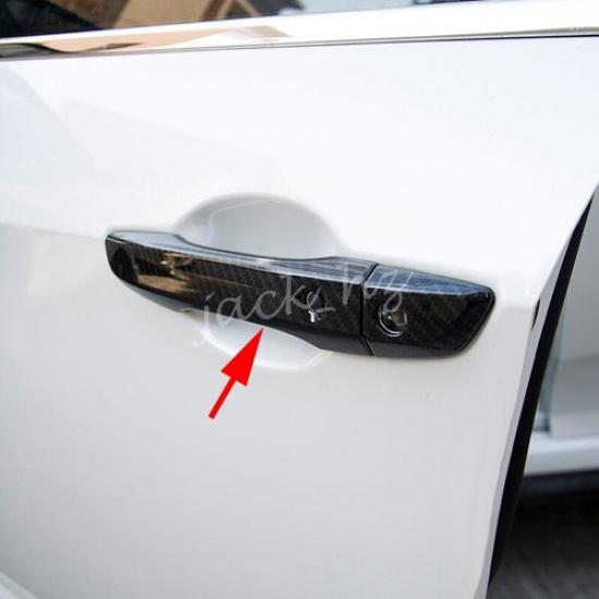 Carbon Fiber Door Handle Cover Trim For Honda Civic 10th 2016- Accessories