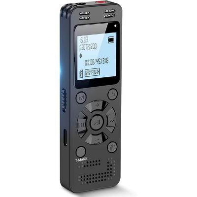 32-128GB Digital Voice Recorder for Lectures Meetings - 9296 Hours Voice Activated Recording Device Audio Recorder with Playback,Password