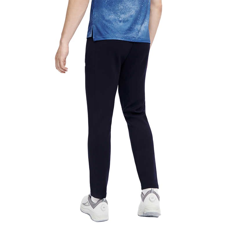 FILA Solid Color Logo Tapered Casual Sports Pants Men bottoms Dark-Blue A11M311601FNV