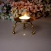 Geometric Circle Iron Candle Holder Round Table Candlestick for Party Wedding Desktop Decorative Ornaments