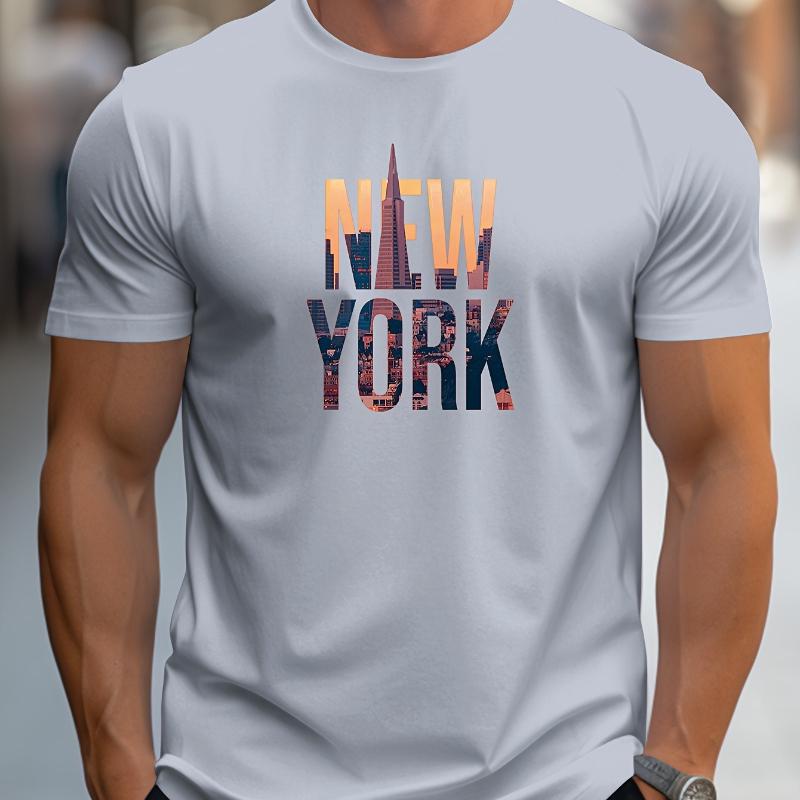 

Fashion Versatile Men s T-Shirt - Cotton Skin-Friendly Casual Essential XXL серый