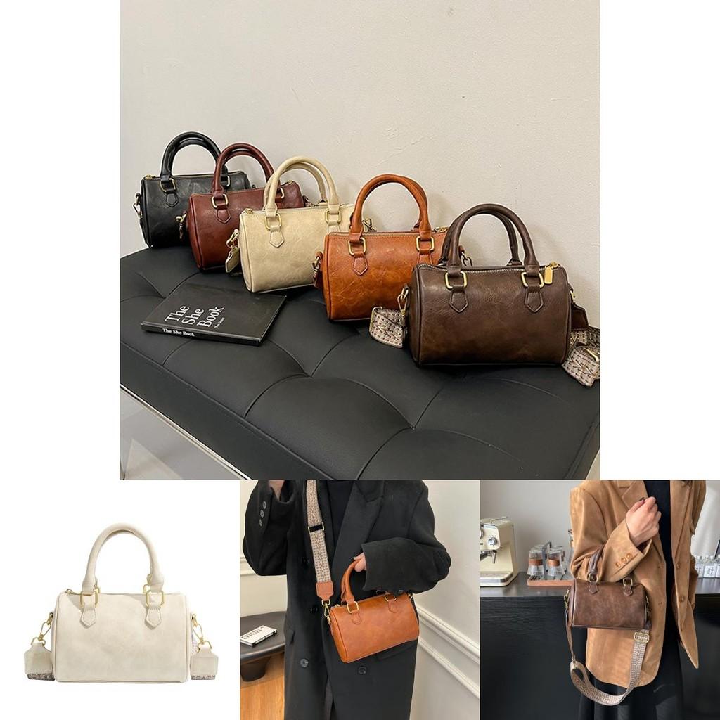 Stylish Japanese Minimalist Pu Boston Bag For Women Perfect For Daily Use And Fashionable Outfits