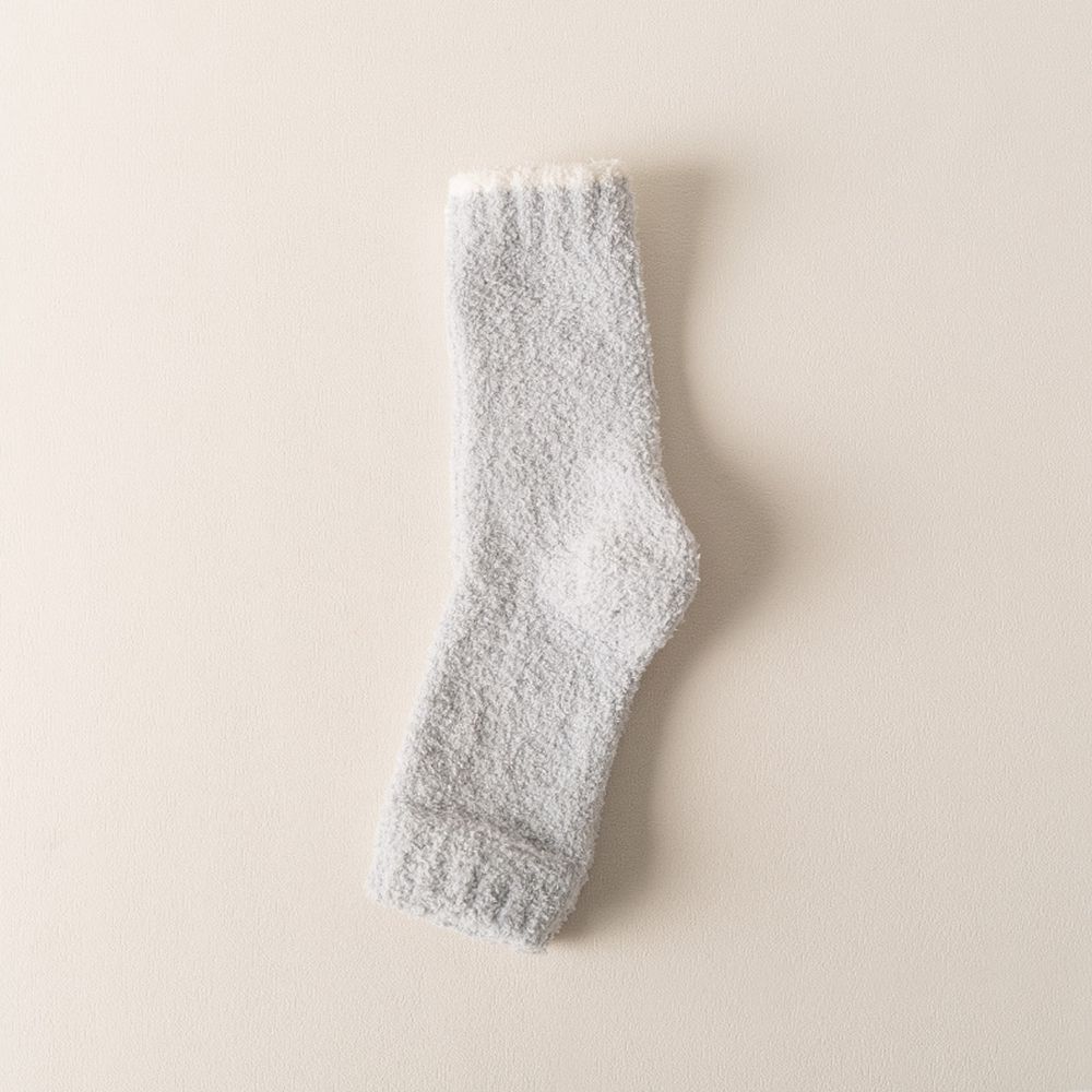 Autumn Girls Foot Cover Lolita Coral Fleece Socks Women Hosiery Knee Protection Knitted Leg Warmers