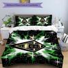 3pcs Borussia Monchengladbach logo pattern bedding set duvet cover set includes duvet cover &pillowcases,perfect all season bedroom decoration&gift
