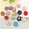 100pcs/lot Cut Flowers Flatbacks Resin Cabochons Embellishment for Scrapbooking Card Making