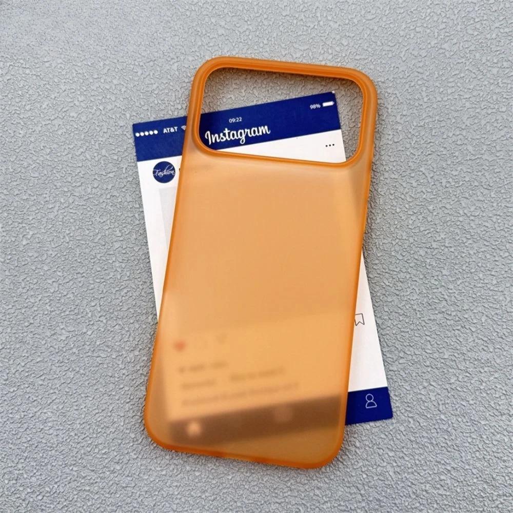 Ultra-dünne durchsichtige Handyhülle für iPhone 17 16 15 14 13 12 Pro Max 16 Plus Air Slim Matte Hart-PC Schutzhülle