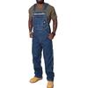 Vintage Straight Loose Jumpsuit Verstellbare Hosenträger Jeans Streetwear Herren Latzjeans Europäische und amerikanische Größe