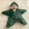 Baby Flanell Puckdecke mit Weihnachtsdruck - - Aufwach-Schlafsack für Neugeborene, Outdoor-Reiseumhang