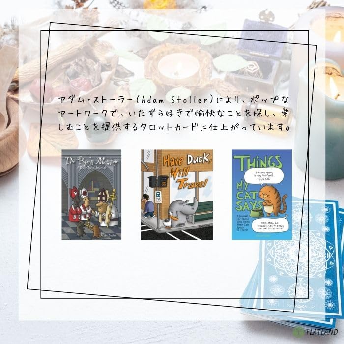 The Stoller Tarot In a 78 Tarot with Japanese Tin Case Tin, Mini-Size Cards, Authentic, Instructions,