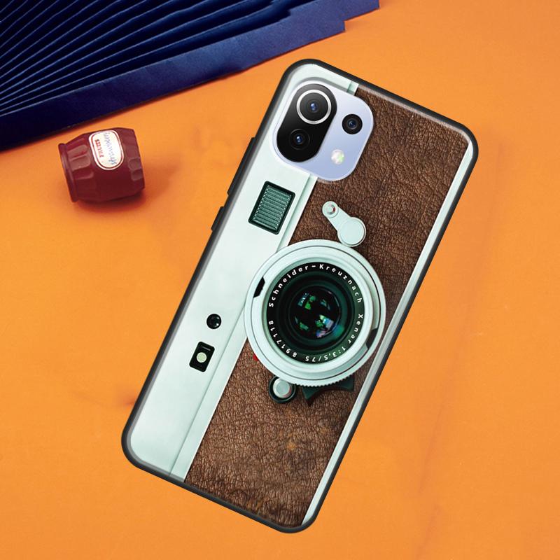 Retro Camera Vintage Case For POCO F5 X3 X5 Pro F3 F4 X4 GT M5s C40 Cover For Xiaomi 13 11T 12T Pro 12 Lite 12X