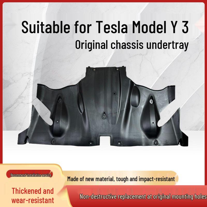 Tesla Model 3/Y Refurbished Front & Rear Bumper Lower Guard & Rear Axle Splash Guard