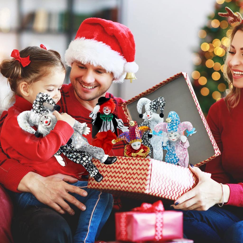 Maxyoung 9" Porcelain Clown Doll Popular Toy Gift