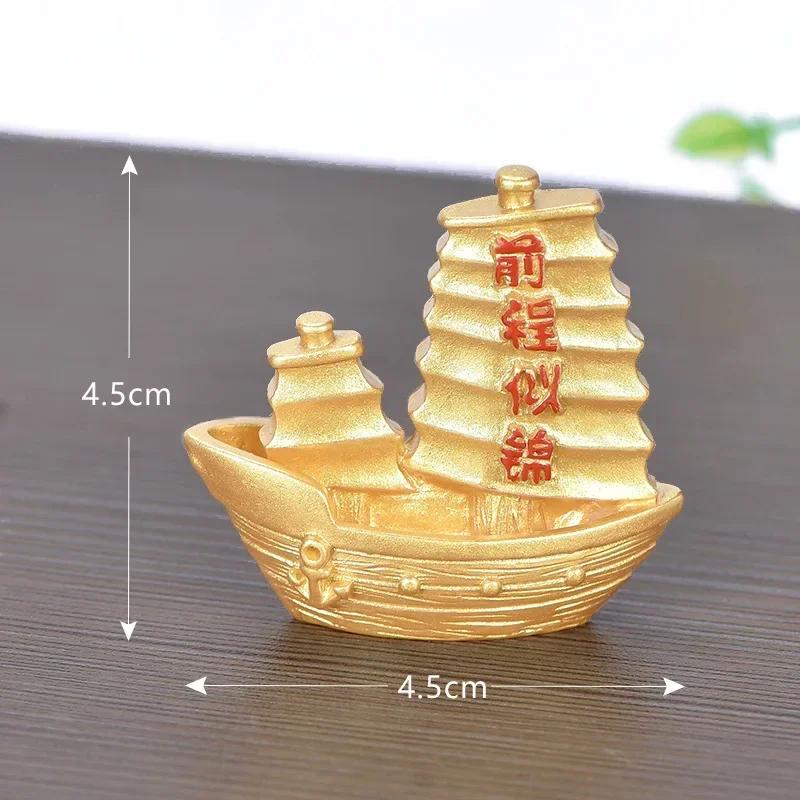 Feng Shui Auspicious Fa Cai Money Tree Gold Ingot Bag Lucky Fortune Spring Festival Mascot Desktop Ornament Car Home Decor Craft
