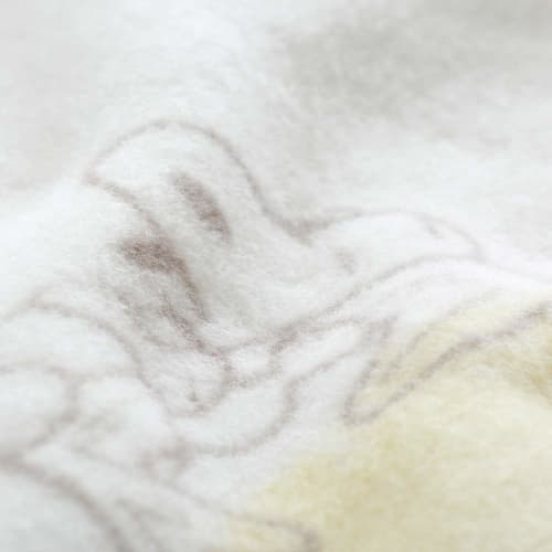 nishikawa [nishikawa] snoopy peanuts baby cotton blanket made in japan gift baby shower gift box beige 153160015300 85 x 115cm