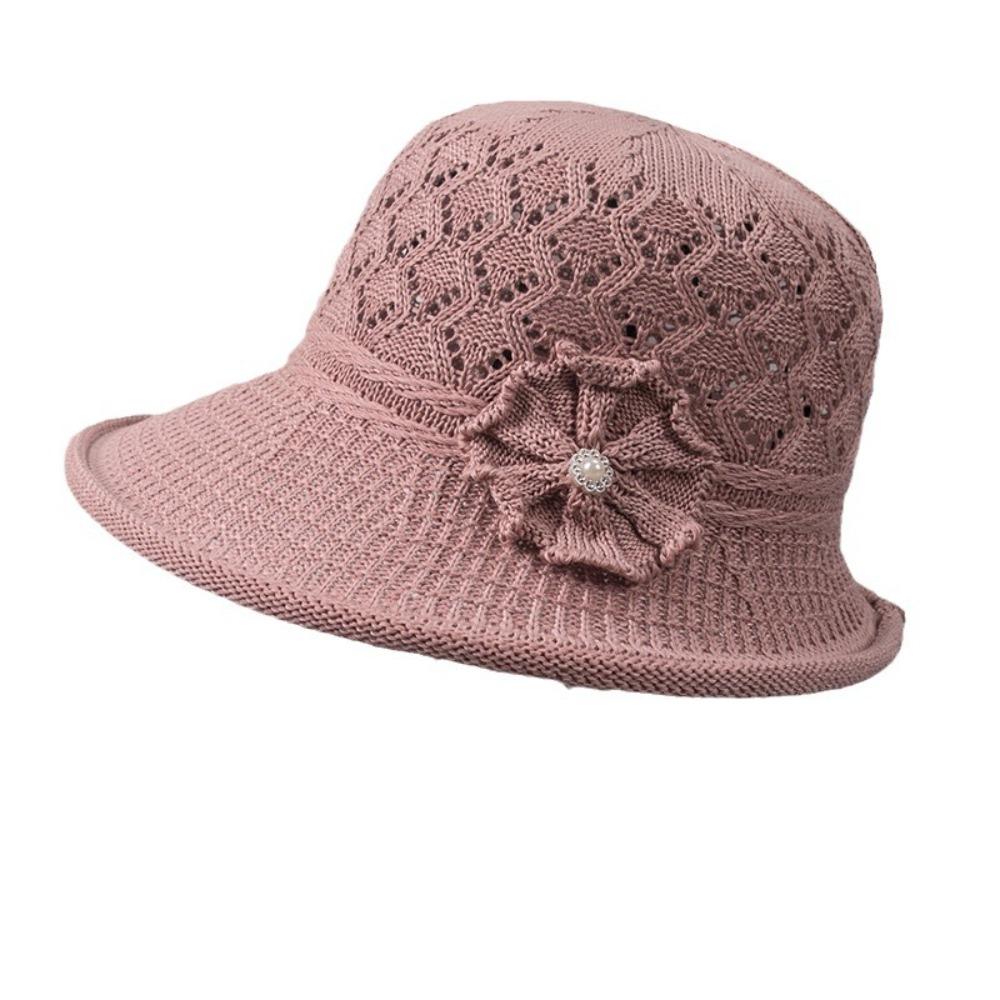 Saliekama Austa Cepure Ziedu Pērle Saules Cepure Jauna Zvejnieka cepure Izejoša