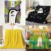 Manga G Gute Nacht P Punpun Wurf Flanell-Kuscheldecke Geeignet für Sofa Wohnzimmer Schlafzimmer