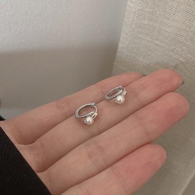 Retro Temperament Arc Ohr Schnalle Ohrringe frauen Einfache Nische Design Ohrringe