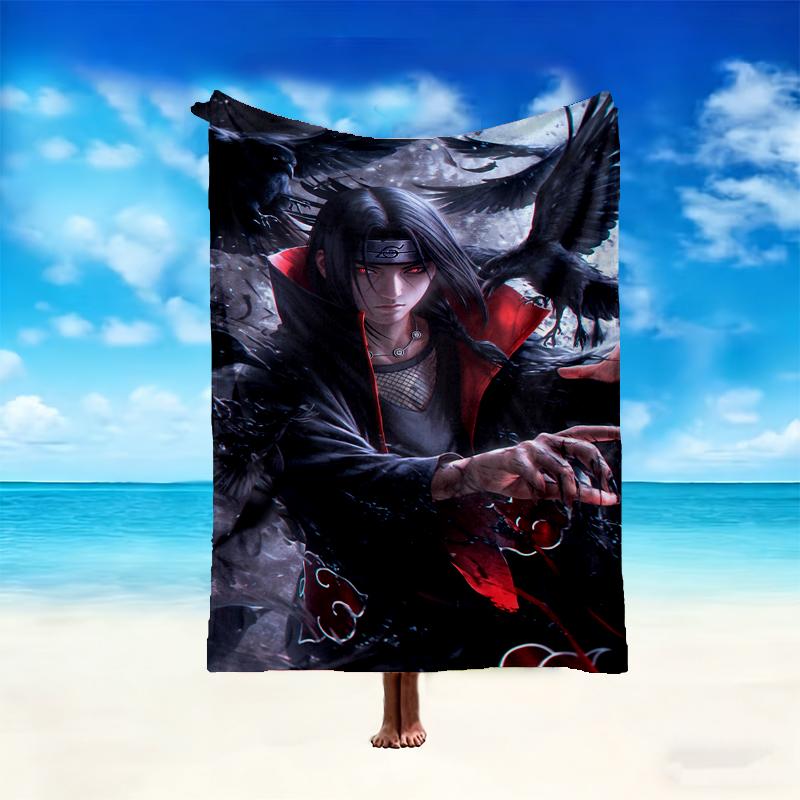 1pc Digital Print Nap Blanket, Naruto Blanket for Home Use, All Season Warmth, Christmas and Valentine's Day Gift Blanket