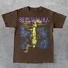 Retro Sepultura Band Baumwolle Alle Größen T-Shirt N05.189