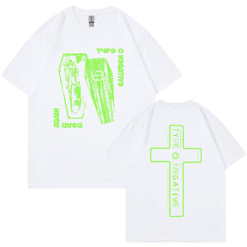 Type O Negative Dead Again Tričko Pánské Dámské Gotická Rocková Kapela Vintage Tričko s Krátkým Rukávem 100% Bavlna Ležérní Trička Streetwear