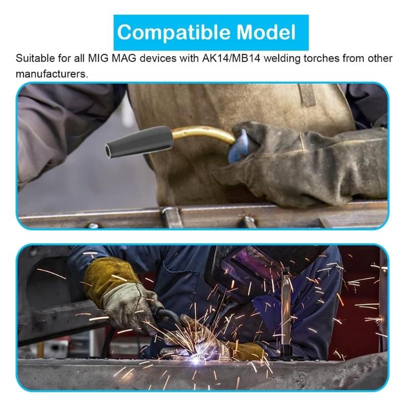 Flux Cores Gasless Nozzle Tips Kit Flux Cores Welder Mig Welder Flux Welder Contact Tips Gasless Nozzle Gas Diffusers