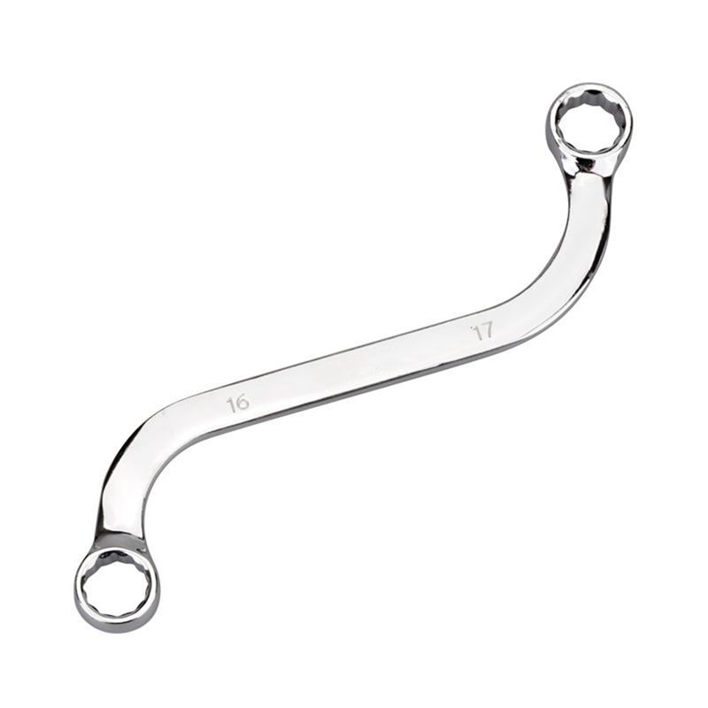 5Pcs S-Type Wrench Includes 10-11mm, 12-13 mm, 14-15 mm, 16-17 mm and 18-19 mm Machine Fastener Repair Tools.