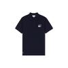 Polo Shirts Men's Navy Blue Polo Collar Moderate Straight Fit PH9535-166
