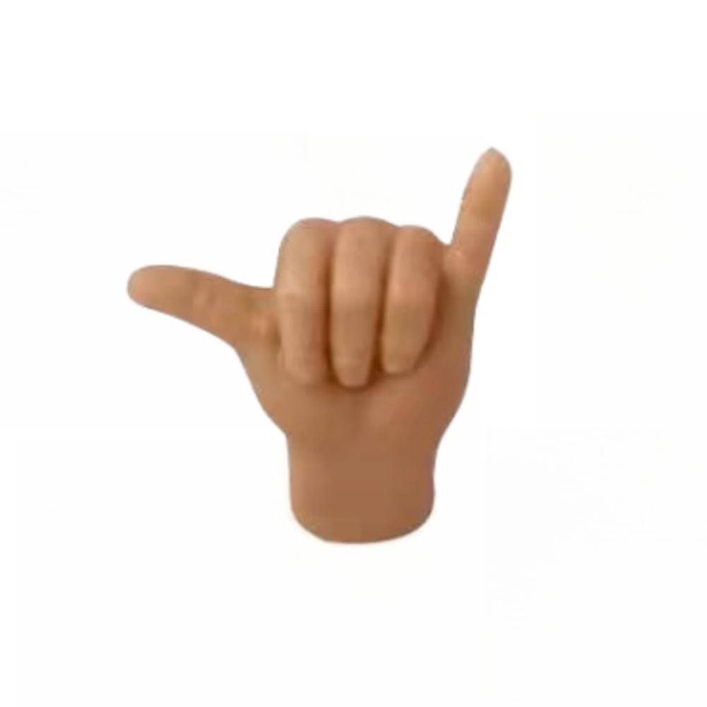 Winzige Fingerhände, Lustige Mini-Handpuppen, Miniatur-Kleine Hände, Realistisches Design Mini-Hand, Katzenspielzeug, Scherzartikel für Party-Gastgeschenke