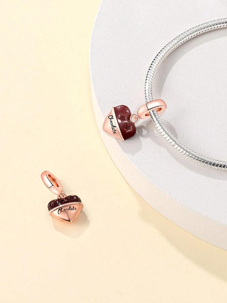 Charms Plata Pumpkin Beer Bottle Ice Cream Cup Beads Copper Plated Fit Charms Original Bracelet For Jewelry Making Diy Charm