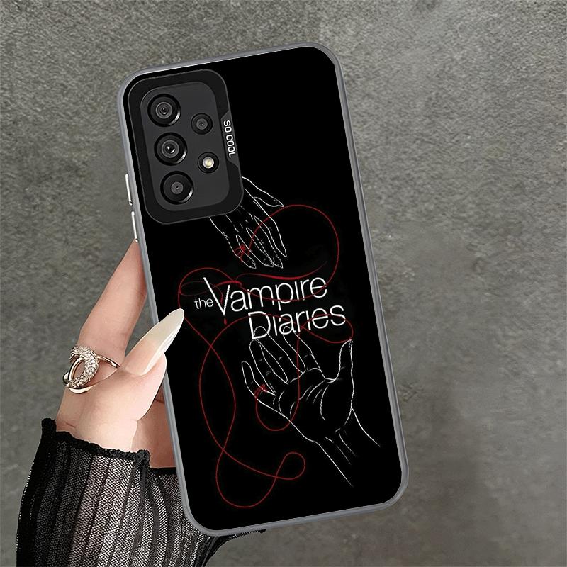 Custodia Antiurto per Telefono The Vampire Diaries per Samsung A17 A16 A15 A14 A37 A57 A36 A56 A26 A35 A55 A25 A34 A54 A24 A13 A23 A33 A5