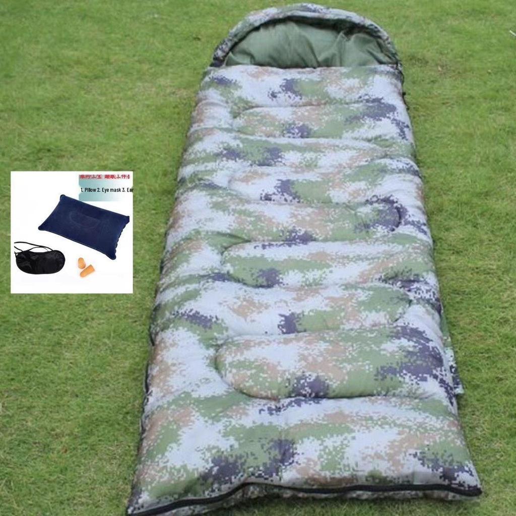 A1R Thickened Winter Sleeping Bag for Adults - Warm, Single, Indoor/Outdoor Camping