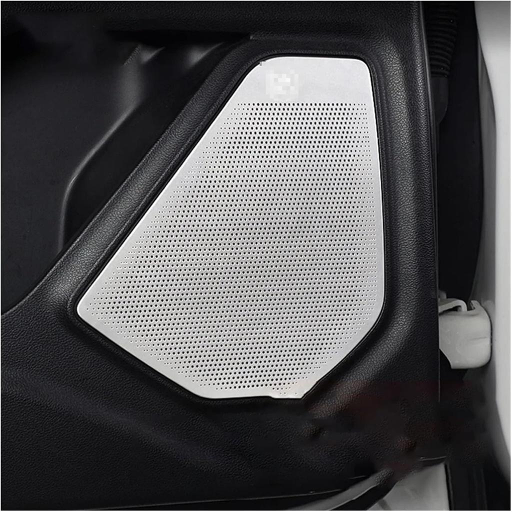 Compatible with Ford Explorer 2020 2021 2022 2023 Car Door Speaker Sticker Cover Stainless Steel Door Handle Horn Trim Auto Accessories (Color : Door