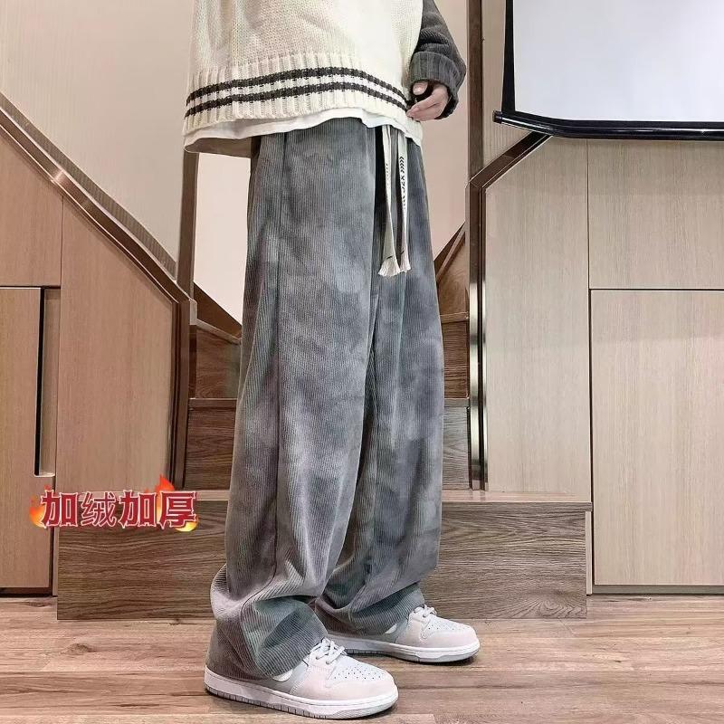 Japanische Retro-Hose Herren Frühling und Herbst Tide Marke Lässige Sport-Freizeithose Herren Locker Gerade Fallend Weitbeinige Hose