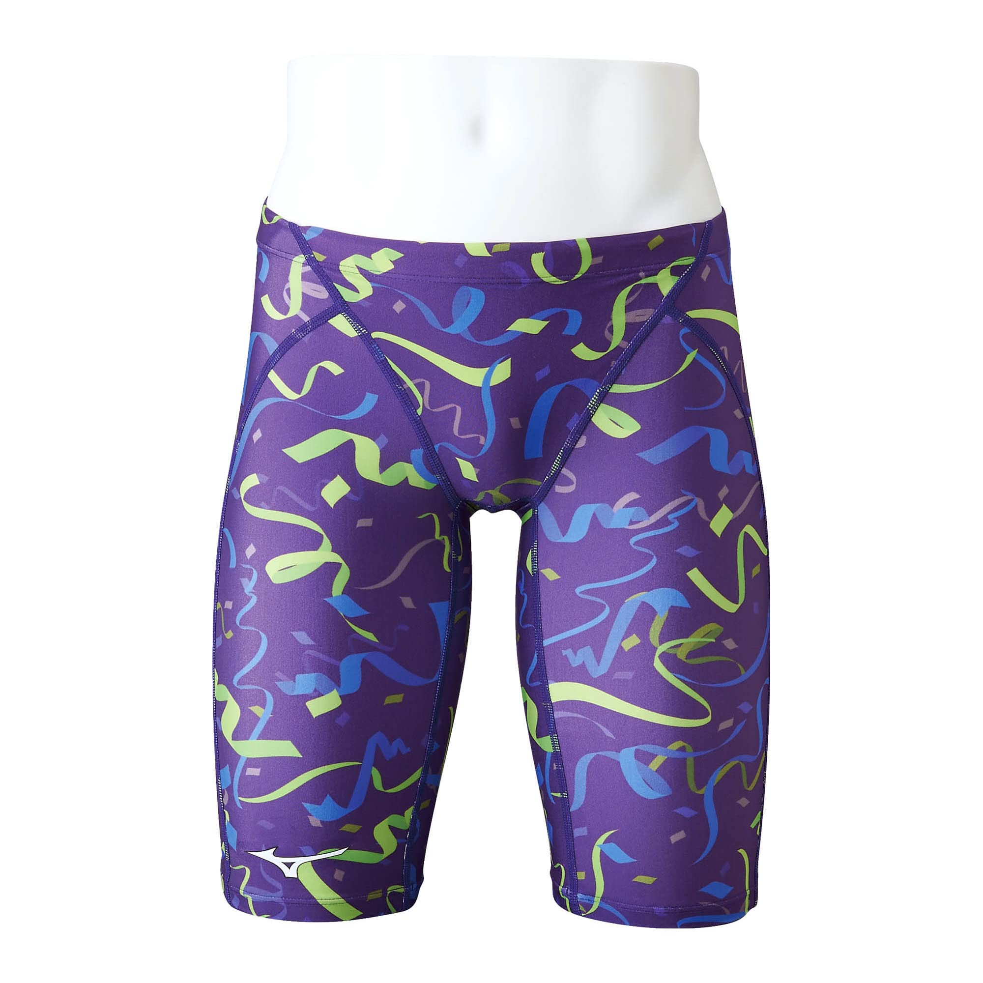 

Mizuno Stream Ace N2MBA250 Компрессионные шорты-миди для соревнований фиолетовые мужские (Одобрено ФИНА) фиолетовый