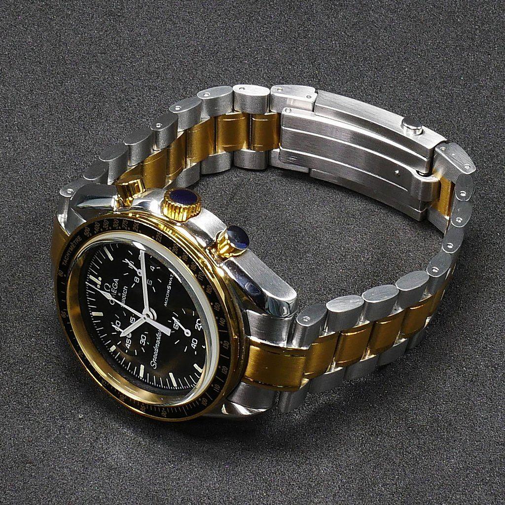 Used [Genuine Move Transplant] Swatch x OMEGA Omega x Swatch Moon Yellow Gold Combination Metal Custom (MOD)